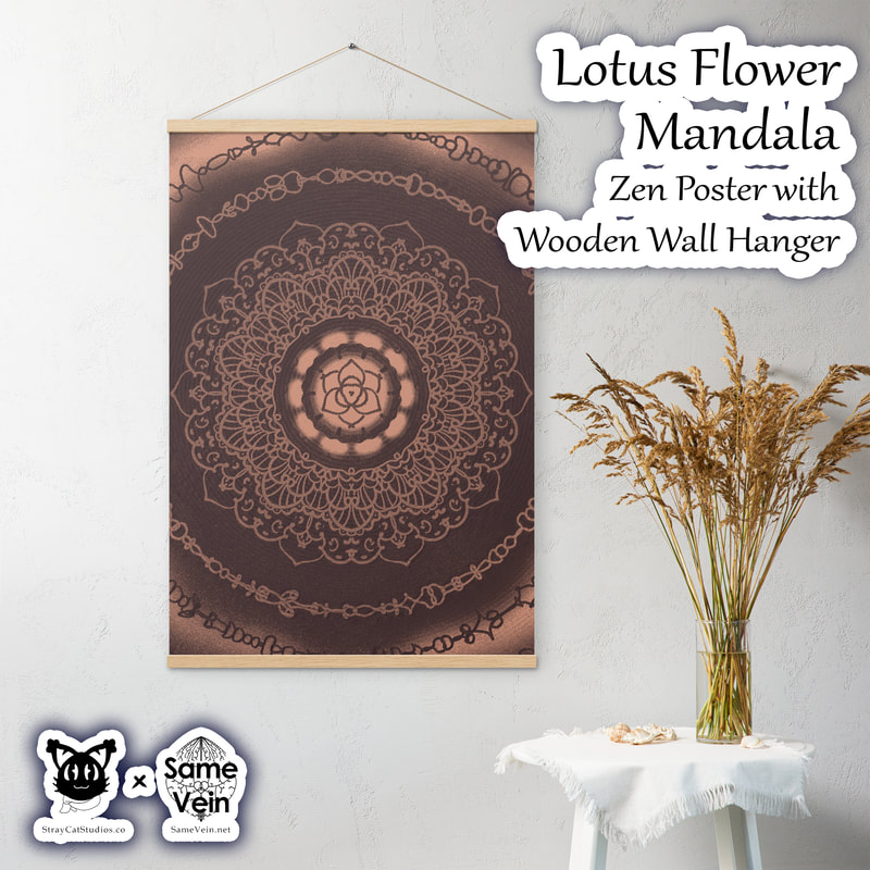 ☀ LOTUS FLOWER MANDALA • ZEN POSTER WITH WOODEN WALL HANGER ☀


★★★ DETAILS ★★★

☆ Bring peace, creativity and fun into your space with our original Lotus Flower Mandala artwork. This matte Zen Poster comes with a lightweight Wooden Hanger and will fit any interior BoHo home décor, brightening your house and spirit! Use it as a statement piece or to create more depth on your gallery wall.



★★★ FABRICATION & MATERIALS ★★★

♥ Hangers made from natural wood
♥ Hanger piece thickness: 0.2″ (0.5 mm)
♥ Hanger piece width: 0.79″ (2 cm)
♥ Paper weight: 192 g/m²
♥ Poster secured by magnets
♥ Comes with a matching string
♥ Wood sourced from the Baltics
♥ Paper sourced from Japan
♥ Blank product sourced from the UK



★★★ ABOUT OUR ARTWORK ★★★

☆ MANDALAS have seemingly endless design possibilities and meanings spanning throughout a multitude of spirituality, philosophy, religion, and much more since the 4th century.

♥ Zen like configurations of shapes and symbols.
♥ Often used as a tool for spiritual guidance aiding in meditation and trance induction.
♥ Originally seen in Buddhism, Hinduism, Jainism, Shintoism; representing mindful ideas, principles, shrines, and deities.
♥ Normally layered with many patterns repeated from the outside border to the inner core, the mandala is seen as a general representation of the spiritual journey, helping it spread across the world and resonating with many people outside of religion.

☆ SACRED GEOMETRY explores any and all spiritual meanings found in shapes throughout nature, math, science, the universe, and our souls.

♥ Some of the most famous examples in Sacred geometry include the Metatron Cube, Tree of Life, Hexagram, Flower of Life, Vesica Piscis, Icosahedron, Labyrinth, Hamsa, Yin Yang, Sri Yantra, the Golden Ratio, and so much more
♥ Being tied to real life evidence throughout all of time, meaning in the shapes range from mapping the creation of the universe, balancing harmony and chaos, understanding life, growth, and death, and countless other core components of what makes the world what it is.

☆ LOTUS FLOWERS hold many meanings throughout various cultures, but they most commonly represent rebirth, purity, and strength.

♥ Without strain, lotus flowers rise out of the mud, so many connect with the symbol as a sign to stay strong and rise above whatever internal or external conflicts may be holding them back.
♥ More generally, the symbol inspires many to continue to be a better person, resisting temptations and respecting their mind, body, and spirit.



★★★ DISCOVER MORE ★★★

☆ If you enjoyed this Zen Poster with Wooden Wall Hanger, check out our others here ↓

☆ Meditation Wall Hangings → https://www.etsy.com/shop/SameVein?section_id=37842170



★★★ SAME VEIN & STRAY CAT STUDIOS ★★★

☆ Thank you so much for your support! When people shop with us, it allows us to do more to support others, whether it be with our mental wellness & health work or assisting other creators do what they do best! We hope our work brings you peace and happiness both inside and out!

☆ Share the love on social media and tag us for a chance of free giveaways!

☆ Same Vein:

“A blog and community using creative outlets to understand mental wellness. Whether it be poetry, art, music, or any other medium, join in on the conversations! Check out our guided journals and planners or mandala activity and coloring books for self-improvement exercises. We also have home décor, books, poetry, apparel and accessories.”

♥ Etsy → https://www.etsy.com/shop/SameVein
♥ Website → SameVein.net
♥ Pinterest → @SameVein
♥ Facebook → @AlongTheSameVein
♥ Twitter → @Same_Vein
♥ Instagram → @Same_Vein

☆ Stray Cat Studios:

“A community of creators working for creators. Our goal is to bridge the gap between company and community, bringing together the support and funds creators need to keep doing what they love while lifting each other up at the same time. The arts are not about competition, it is about cooperation. We're all in this together!”

♥ Website → StrayCatStudios.co
♥ Pinterest → @StrayCatStudios
♥ Facebook → @straycatstudiosofficial
♥ Twitter → @StrayCatArt
♥ Instagram → @straycatstudios

Much love! ♪