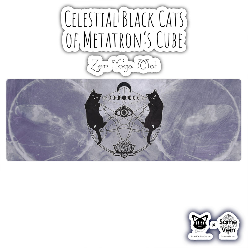 ☀ CELESTIAL BLACK CATS OF METATRON'S CUBE • ZEN YOGA MAT ☀


★★★ DETAILS ★★★

☆ Our Celestial Black Cats of Metatron's Cube artwork vibrantly printed on a Zen Yoga Mat. Whether you’re exercising, stretching, or meditating, it’s worth having a BoHo yoga mat that brings you joy and matches your style. It’s easy to carry and provides both stability and comfort with anti-slip rubber on the bottom and soft microsuede on top.



★★★ FABRICATION & MATERIALS ★★★

♥ Rubber mat with a microsuede top
♥ Anti-slip rubber bottom
♥ Size: 24″ × 68″ (61 cm × 173 cm)
♥ Weight: 62 oz. (1.75 kg)
♥ Mat thickness: 0.12″ (3 mm)
♥ Product sourced from China



★★★ ABOUT OUR ARTWORK ★★★

☆ MANDALAS have seemingly endless design possibilities and meanings spanning throughout a multitude of spirituality, philosophy, religion, and much more since the 4th century.

♥ Zen like configurations of shapes and symbols.
♥ Often used as a tool for spiritual guidance aiding in meditation and trance induction.
♥ Originally seen in Buddhism, Hinduism, Jainism, Shintoism; representing mindful ideas, principles, shrines, and deities.
♥ Normally layered with many patterns repeated from the outside border to the inner core, the mandala is seen as a general representation of the spiritual journey, helping it spread across the world and resonating with many people outside of religion.

☆ SACRED GEOMETRY explores any and all spiritual meanings found in shapes throughout nature, math, science, the universe, and our souls.

♥ Some of the most famous examples in Sacred geometry include the Metatron Cube, Tree of Life, Hexagram, Flower of Life, Vesica Piscis, Icosahedron, Labyrinth, Hamsa, Yin Yang, Sri Yantra, the Golden Ratio, and so much more
♥ Being tied to real life evidence throughout all of time, meaning in the shapes range from mapping the creation of the universe, balancing harmony and chaos, understanding life, growth, and death, and countless other core components of what makes the world what it is.

☆ LOTUS FLOWERS hold many meanings throughout various cultures, but they most commonly represent rebirth, purity, and strength.

♥ Without strain, lotus flowers rise out of the mud, so many connect with the symbol as a sign to stay strong and rise above whatever internal or external conflicts may be holding them back.
♥ More generally, the symbol inspires many to continue to be a better person, resisting temptations and respecting their mind, body, and spirit.

☆ BLACK CATS, while considered by some to be bad luck, is much more often viewed as spiritual protectors, especially in many Eastern cultures.

♥ Keeping a black cat in your home can offer you protection from evil spirits and many consider them symbols of magic, mystery, medicine, and health.
♥ A curious creature that deserves respect, and when excepted, will bring peace and perspective.

☆ The METATRON'S CUBE is a complex symbol that brings together all sacred geometric patterns found in the universe. The universes way of telling us to pursue and discover our best selves.

♥ The more you look, the more you'll find, including the Fruit of Life with 13 connected circles and all 5 of the Platonic Solids
♥ Named after Archangel Metatron, who oversees the flow of energy in creation and connections to the divine
♥ A balanced design that provides a focus for meditation.
♥ With spinning energy, this shape converts negative thoughts with positive perspectives and vibes

☆ The HAMSA (often called the Hand of Fatima, depending on beliefs, culture, and/or location) is a strong and inspirational symbol used for protection. The same eye from the Hamsa can be found in the center of this design.

♥ The open hand is a recognized imaged throughout time across the world.
♥ The eye inside the hand guards against any malevolent force or negative energy that may be affecting you.
♥ Often considered an "anti-evil eye" as another commonly seen symbol, known as the evil eye, can be viewed as a source of the negative energy the Hamsa protects against.
♥ The Hamsa or Hand of Fatima design is usually seen in wall art, tapestries, and hangings, as well as jewelry.



★★★ DISCOVER MORE ★★★

☆ If you enjoyed this Zen Yoga Mat, check out our others here ↓

☆ Zen Yoga Mats → https://www.etsy.com/shop/samevein/?etsrc=sdt§ion_id=42894124



★★★ SAME VEIN & STRAY CAT STUDIOS ★★★

☆ Thank you so much for your support! When people shop with us, it allows us to do more to support others, whether it be with our mental wellness & health work or assisting other creators do what they do best! We hope our work brings you peace and happiness both inside and out!

☆ Share the love on social media and tag us for a chance of free giveaways!

☆ Same Vein:

“A blog and community using creative outlets to understand mental wellness. Whether it be poetry, art, music, or any other medium, join in on the conversations! Check out our guided journals and planners or mandala activity and coloring books for self-improvement exercises. We also have home décor, books, poetry, apparel and accessories.”

♥ Etsy → https://www.etsy.com/shop/SameVein
♥ Website → SameVein.net
♥ Pinterest → @SameVein
♥ Facebook → @AlongTheSameVein
♥ Twitter → @Same_Vein
♥ Instagram → @Same_Vein

☆ Stray Cat Studios:

“A community of creators working for creators. Our goal is to bridge the gap between company and community, bringing together the support and funds creators need to keep doing what they love while lifting each other up at the same time. The arts are not about competition, it is about cooperation. We're all in this together!”

♥ Website → StrayCatStudios.co
♥ Pinterest → @StrayCatStudios
♥ Facebook → @straycatstudiosofficial
♥ Twitter → @StrayCatArt
♥ Instagram → @straycatstudios

Much love! ♪