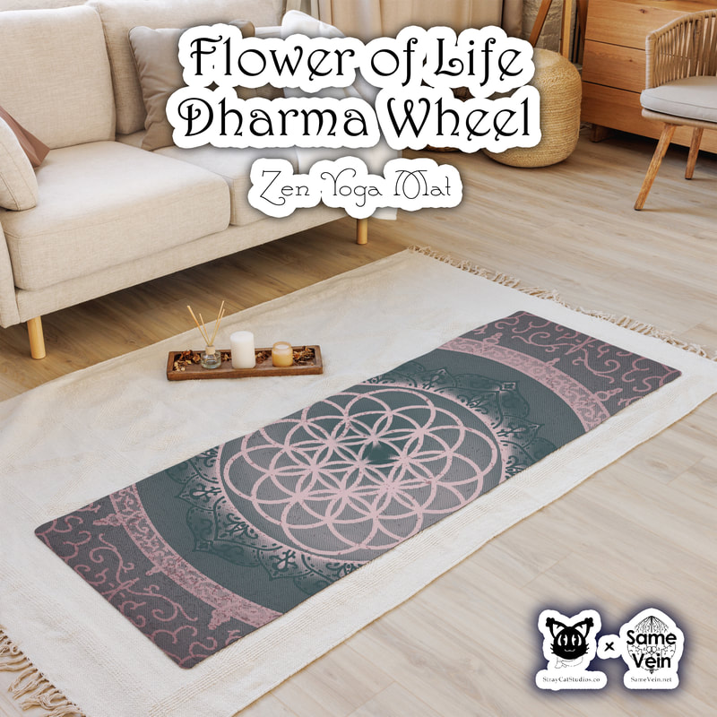 ☀ FLOWER OF LIFE DHARMA WHEEL • ZEN YOGA MAT ☀


★★★ DETAILS ★★★

☆ Our Flower of Life Dharma Wheel mandala artwork vibrantly printed on a Zen Yoga Mat. Whether you’re exercising, stretching, or meditating, it’s worth having a BoHo yoga mat that brings you joy and matches your style. It’s easy to carry and provides both stability and comfort with anti-slip rubber on the bottom and soft microsuede on top.



★★★ FABRICATION & MATERIALS ★★★

♥ Rubber mat with a microsuede top
♥ Anti-slip rubber bottom
♥ Size: 24″ × 68″ (61 cm × 173 cm)
♥ Weight: 62 oz. (1.75 kg)
♥ Mat thickness: 0.12″ (3 mm)
♥ Product sourced from China



★★★ ABOUT OUR ARTWORK ★★★

☆ MANDALAS have seemingly endless design possibilities and meanings spanning throughout a multitude of spirituality, philosophy, religion, and much more since the 4th century.

♥ Zen like configurations of shapes and symbols.
♥ Often used as a tool for spiritual guidance aiding in meditation and trance induction.
♥ Originally seen in Buddhism, Hinduism, Jainism, Shintoism; representing mindful ideas, principles, shrines, and deities.
♥ Normally layered with many patterns repeated from the outside border to the inner core, the mandala is seen as a general representation of the spiritual journey, helping it spread across the world and resonating with many people outside of religion.

☆ SACRED GEOMETRY explores any and all spiritual meanings found in shapes throughout nature, math, science, the universe, and our souls.

♥ Some of the most famous examples in Sacred geometry include the Metatron Cube, Tree of Life, Hexagram, Flower of Life, Vesica Piscis, Icosahedron, Labyrinth, Hamsa, Yin Yang, Sri Yantra, the Golden Ratio, and so much more
♥ Being tied to real life evidence throughout all of time, meaning in the shapes range from mapping the creation of the universe, balancing harmony and chaos, understanding life, growth, and death, and countless other core components of what makes the world what it is.

☆ The FLOWER OF LIFE symbol is one of the most well known illustrations of Sacred Geometry.

♥ Starting with the Vesica Piscis symbol (2 overlapping circles), the pattern extends out to 19 circles traditionally.
♥ When represented with only 7 interconnected circles, you have the SEED OF LIFE.
♥ Many find this pattern throughout all of nature, lending itself to representing all of Life, the formation of the Universe, and Existence itself.



★★★ DISCOVER MORE ★★★

☆ If you enjoyed this Zen Yoga Mat, check out our others here ↓

☆ Zen Yoga Mats → https://www.etsy.com/shop/samevein/?etsrc=sdt§ion_id=42894124



★★★ SAME VEIN & STRAY CAT STUDIOS ★★★

☆ Thank you so much for your support! When people shop with us, it allows us to do more to support others, whether it be with our mental wellness & health work or assisting other creators do what they do best! We hope our work brings you peace and happiness both inside and out!

☆ Share the love on social media and tag us for a chance of free giveaways!

☆ Same Vein:

“A blog and community using creative outlets to understand mental wellness. Whether it be poetry, art, music, or any other medium, join in on the conversations! Check out our guided journals and planners or mandala activity and coloring books for self-improvement exercises. We also have home décor, books, poetry, apparel and accessories.”

♥ Etsy → https://www.etsy.com/shop/SameVein
♥ Website → SameVein.net
♥ Pinterest → @SameVein
♥ Facebook → @AlongTheSameVein
♥ Twitter → @Same_Vein
♥ Instagram → @Same_Vein

☆ Stray Cat Studios:

“A community of creators working for creators. Our goal is to bridge the gap between company and community, bringing together the support and funds creators need to keep doing what they love while lifting each other up at the same time. The arts are not about competition, it is about cooperation. We're all in this together!”

♥ Website → StrayCatStudios.co
♥ Pinterest → @StrayCatStudios
♥ Facebook → @straycatstudiosofficial
♥ Twitter → @StrayCatArt
♥ Instagram → @straycatstudios

Much love! ♪