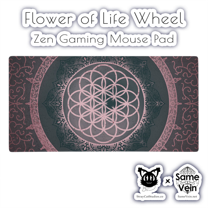☀ FLOWER OF LIFE WHEEL • ZEN GAMING MOUSE PAD ☀


★★★ DETAILS ★★★

☆ With its large size and quality edge stitching, this Flower of Life Wheel Zen Gaming Mouse Pad turns your gaming setup into a professional gaming station ready for Dota, CSGO, and more. Don’t worry about jerky mouse movements ever again, as the under layer features a reliable non-slip surface that keeps the entire mat firmly rooted to your table. I hope this brings peace & love both inside your home and inside your spirit!



★★★ FABRICATION & MATERIALS ★★★

♥ 100% polyester
♥ Rubber non-slip base
♥ Sizes: 36″ × 18″ (91.4 cm × 45.7 cm), 18″ × 16″ (45.8 cm × 40.7 cm)
♥ Vibrant prints, long lasting
♥ High-quality edge stitching that doesn’t peel
♥ Non-slip surface
♥ Rounded edges
♥ Blank product sourced from Taiwan



★★★ ABOUT OUR ARTWORK ★★★

☆ MANDALAS have seemingly endless design possibilities and meanings spanning throughout a multitude of spirituality, philosophy, religion, and much more since the 4th century.

♥ Zen like configurations of shapes and symbols.
♥ Often used as a tool for spiritual guidance aiding in meditation and trance induction.
♥ Originally seen in Buddhism, Hinduism, Jainism, Shintoism; representing mindful ideas, principles, shrines, and deities.
♥ Normally layered with many patterns repeated from the outside border to the inner core, the mandala is seen as a general representation of the spiritual journey, helping it spread across the world and resonating with many people outside of religion.

☆ SACRED GEOMETRY explores any and all spiritual meanings found in shapes throughout nature, math, science, the universe, and our souls.

♥ Some of the most famous examples in Sacred geometry include the Metatron Cube, Tree of Life, Hexagram, Flower of Life, Vesica Piscis, Icosahedron, Labyrinth, Hamsa, Yin Yang, Sri Yantra, the Golden Ratio, and so much more
♥ Being tied to real life evidence throughout all of time, meaning in the shapes range from mapping the creation of the universe, balancing harmony and chaos, understanding life, growth, and death, and countless other core components of what makes the world what it is.

☆ The FLOWER OF LIFE symbol is one of the most well known illustrations of Sacred Geometry.

♥ Starting with the Vesica Piscis symbol (2 overlapping circles), the pattern extends out to 19 circles traditionally.
♥ When represented with only 7 interconnected circles, you have the SEED OF LIFE.
♥ Many find this pattern throughout all of nature, lending itself to representing all of Life, the formation of the Universe, and Existence itself.



★★★ DISCOVER MORE ★★★

☆ If you enjoyed this Zen Mouse Pad, check out our others here ↓

☆ Zen Gaming Mouse Pads → https://www.etsy.com/shop/SameVein?ref=profile_header§ion_id=38931997



★★★ SAME VEIN & STRAY CAT STUDIOS ★★★

☆ Thank you so much for your support! When people shop with us, it allows us to do more to support others, whether it be with our mental wellness & health work or assisting other creators do what they do best! We hope our work brings you peace and happiness both inside and out!

☆ Share the love on social media and tag us for a chance of free giveaways!

☆ Same Vein:

“A blog and community using creative outlets to understand mental wellness. Whether it be poetry, art, music, or any other medium, join in on the conversations! Check out our guided journals and planners or mandala activity and coloring books for self-improvement exercises. We also have home décor, books, poetry, apparel and accessories.”

♥ Etsy → https://www.etsy.com/shop/SameVein
♥ Website → SameVein.net
♥ Pinterest → @SameVein
♥ Facebook → @AlongTheSameVein
♥ Twitter → @Same_Vein
♥ Instagram → @Same_Vein

☆ Stray Cat Studios:

“A community of creators working for creators. Our goal is to bridge the gap between company and community, bringing together the support and funds creators need to keep doing what they love while lifting each other up at the same time. The arts are not about competition, it is about cooperation. We're all in this together!”

♥ Website → StrayCatStudios.co
♥ Pinterest → @StrayCatStudios
♥ Facebook → @straycatstudiosofficial
♥ Twitter → @StrayCatArt
♥ Instagram → @straycatstudios

Much love! ♪