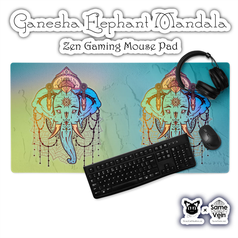 ☀ GANESHA ELEPHANT MANDALA • ZEN GAMING MOUSE PAD ☀


★★★ DETAILS ★★★

☆ With its large size and quality edge stitching, this Ganesha Elephant Mandala Zen Gaming Mouse Pad turns your gaming setup into a professional gaming station ready for Dota, CSGO, and more. Don’t worry about jerky mouse movements ever again, as the under layer features a reliable non-slip surface that keeps the entire mat firmly rooted to your table. I hope this brings peace & love both inside your home and inside your spirit!

*Important: This product is not shipped to these countries: Albania, French Polynesia, Republic of Kosovo, New Caledonia, Réunion, Russia, South Africa, Ukraine.



★★★ FABRICATION & MATERIALS ★★★

♥ 100% polyester
♥ Rubber non-slip base
♥ Sizes: 36″ × 18″ (91.4 cm × 45.7 cm), 18″ × 16″ (45.8 cm × 40.7 cm)
♥ Vibrant prints, long lasting
♥ High-quality edge stitching that doesn’t peel
♥ Non-slip surface
♥ Rounded edges
♥ Blank product sourced from Taiwan



★★★ ABOUT OUR ARTWORK ★★★

☆ MANDALAS have seemingly endless design possibilities and meanings spanning throughout a multitude of spirituality, philosophy, religion, and much more since the 4th century.

♥ Zen like configurations of shapes and symbols.
♥ Often used as a tool for spiritual guidance aiding in meditation and trance induction.
♥ Originally seen in Buddhism, Hinduism, Jainism, Shintoism; representing mindful ideas, principles, shrines, and deities.
♥ Normally layered with many patterns repeated from the outside border to the inner core, the mandala is seen as a general representation of the spiritual journey, helping it spread across the world and resonating with many people outside of religion.

☆ SACRED GEOMETRY explores any and all spiritual meanings found in shapes throughout nature, math, science, the universe, and our souls.

♥ Some of the most famous examples in Sacred geometry include the Metatron Cube, Tree of Life, Hexagram, Flower of Life, Vesica Piscis, Icosahedron, Labyrinth, Hamsa, Yin Yang, Sri Yantra, the Golden Ratio, and so much more
♥ Being tied to real life evidence throughout all of time, meaning in the shapes range from mapping the creation of the universe, balancing harmony and chaos, understanding life, growth, and death, and countless other core components of what makes the world what it is.

☆ GANESHA, or Ganesh in the more literal translation from Sanskrit, is one of the most well known entities across multiple beliefs, religions, and cultures, namely Hinduism as well as Buddhism.

♥ The often elephant-headed spiritual deity is considered a god of beginnings as well as being known for as a remover of obstacles and one to bring general good luck.
♥ Also known as Ganapati, Vinayaka, and Pillaiyar
♥ Depictions and uses of Ganesh symbolism is to promote the arts and sciences, which he is a patron, intellect and wisdom, which he's a deva (class of divine being, God) of.
♥ The image of Ganesh varies, be it just a head or full scene, but their are consistent meanings that are understood in whatever is shown in the depiction. Not too different than the various Buddha poses.
♥ Examples of this would be the big ears and head, meaning to think big while listening & learning more to achieve you fullest intellectual potential; Small eyes and mouth, symbolizing the values of talking less and concentrating, using all your senses to see beyond what you see; The Trunk shows that you should remain adaptable and efficient just as it is; A Large Stomach to take in and digest the good and the bad peacefully; Tusks to show strength, but often depicted with only one, symbolizing the idea of throwing away the bad and retaining the good; and a variety of other additions such as a Mouse for desire, Parsada for being the world open for your taking, an axe to cut off attachment, a rope to pull you ever so closer to your dreams and goals, and much more.



★★★ DISCOVER MORE ★★★

☆ If you enjoyed this Zen Mouse Pad, check out our others here ↓

☆ Zen Gaming Mouse Pads → https://www.etsy.com/shop/SameVein?ref=profile_header§ion_id=38931997



★★★ SAME VEIN & STRAY CAT STUDIOS ★★★

☆ Thank you so much for your support! When people shop with us, it allows us to do more to support others, whether it be with our mental wellness & health work or assisting other creators do what they do best! We hope our work brings you peace and happiness both inside and out!

☆ Share the love on social media and tag us for a chance of free giveaways!

☆ Same Vein:

“A blog and community using creative outlets to understand mental wellness. Whether it be poetry, art, music, or any other medium, join in on the conversations! Check out our guided journals and planners or mandala activity and coloring books for self-improvement exercises. We also have home décor, books, poetry, apparel and accessories.”

♥ Etsy → https://www.etsy.com/shop/SameVein
♥ Website → SameVein.net
♥ Pinterest → @SameVein
♥ Facebook → @AlongTheSameVein
♥ Twitter → @Same_Vein
♥ Instagram → @Same_Vein

☆ Stray Cat Studios:

“A community of creators working for creators. Our goal is to bridge the gap between company and community, bringing together the support and funds creators need to keep doing what they love while lifting each other up at the same time. The arts are not about competition, it is about cooperation. We're all in this together!”

♥ Website → StrayCatStudios.co
♥ Pinterest → @StrayCatStudios
♥ Facebook → @straycatstudiosofficial
♥ Twitter → @StrayCatArt
♥ Instagram → @straycatstudios

Much love! ♪