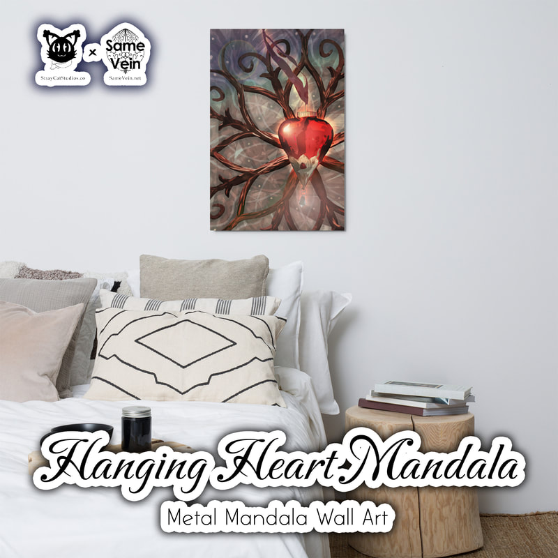 ☀ HANGING HEART MANDALA • METAL MANDALA WALL ART ☀


★★★ DETAILS ★★★

☆ This Metal Mandala Wall Art print with our Hanging Heart Mandala artwork is a dimensional and high-quality piece of art that stands the test of time while remaining easy to clean and care for. The artwork looks luminescent against the wall and the metal base means it’ll last a long time.



★★★ FABRICATION & MATERIALS ★★★

♥ Aluminum metal surface
♥ MDF Wood frame
♥ Can hang vertically or horizontally 1/2″ off the wall
♥ Scratch and fade resistant
♥ Fully customizable
♥ Blank product sourced from US



★★★ ABOUT OUR ARTWORK ★★★

☆ MANDALAS have seemingly endless design possibilities and meanings spanning throughout a multitude of spirituality, philosophy, religion, and much more since the 4th century.

♥ Zen like configurations of shapes and symbols.
♥ Often used as a tool for spiritual guidance aiding in meditation and trance induction.
♥ Originally seen in Buddhism, Hinduism, Jainism, Shintoism; representing mindful ideas, principles, shrines, and deities.
♥ Normally layered with many patterns repeated from the outside border to the inner core, the mandala is seen as a general representation of the spiritual journey, helping it spread across the world and resonating with many people outside of religion.

☆ SACRED GEOMETRY explores any and all spiritual meanings found in shapes throughout nature, math, science, the universe, and our souls.

♥ Some of the most famous examples in Sacred geometry include the Metatron Cube, Tree of Life, Hexagram, Flower of Life, Vesica Piscis, Icosahedron, Labyrinth, Hamsa, Yin Yang, Sri Yantra, the Golden Ratio, and so much more
♥ Being tied to real life evidence throughout all of time, meaning in the shapes range from mapping the creation of the universe, balancing harmony and chaos, understanding life, growth, and death, and countless other core components of what makes the world what it is.



★★★ DISCOVER MORE ★★★

☆ If you enjoyed this Metal Mandala Wall Art, check out our others here ↓

☆ Mandala Wall Art → https://www.etsy.com/shop/samevein/?etsrc=sdt§ion_id=42894124



★★★ SAME VEIN & STRAY CAT STUDIOS ★★★

☆ Thank you so much for your support! When people shop with us, it allows us to do more to support others, whether it be with our mental wellness & health work or assisting other creators do what they do best! We hope our work brings you peace and happiness both inside and out!

☆ Share the love on social media and tag us for a chance of free giveaways!

☆ Same Vein:

“A blog and community using creative outlets to understand mental wellness. Whether it be poetry, art, music, or any other medium, join in on the conversations! Check out our guided journals and planners or mandala activity and coloring books for self-improvement exercises. We also have home décor, books, poetry, apparel and accessories.”

♥ Etsy → https://www.etsy.com/shop/SameVein
♥ Website → SameVein.net
♥ Pinterest → @SameVein
♥ Facebook → @AlongTheSameVein
♥ Twitter → @Same_Vein
♥ Instagram → @Same_Vein

☆ Stray Cat Studios:

“A community of creators working for creators. Our goal is to bridge the gap between company and community, bringing together the support and funds creators need to keep doing what they love while lifting each other up at the same time. The arts are not about competition, it is about cooperation. We're all in this together!”

♥ Website → StrayCatStudios.co
♥ Pinterest → @StrayCatStudios
♥ Facebook → @straycatstudiosofficial
♥ Twitter → @StrayCatArt
♥ Instagram → @straycatstudios

Much love! ♪