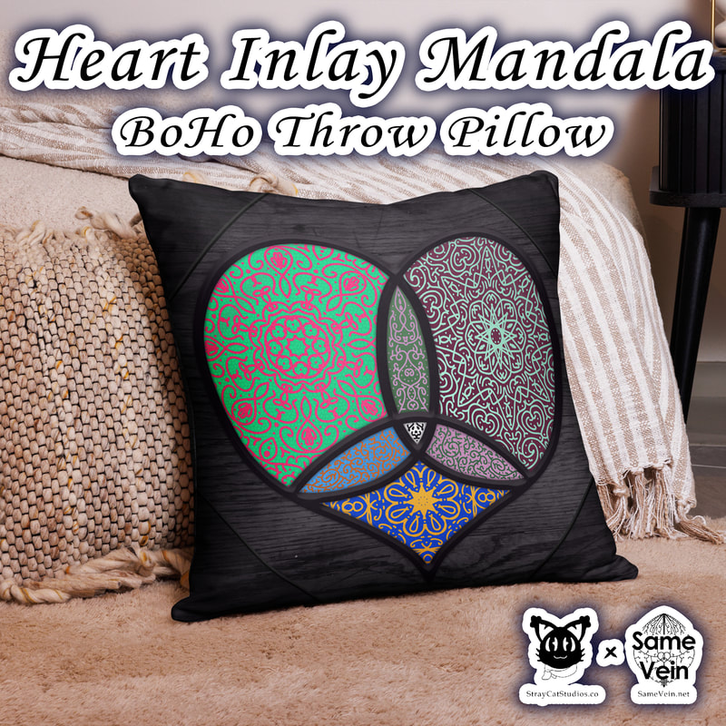 ☀ HEART INLAY MANDALA • BOHO THROW PILLOW AND CASE ☀


★★★ DETAILS ★★★

☆ A strategically placed accent can bring the whole room to life, and this Heart Inlay Mandala BoHo Throw Pillow is just what you need to do that. What's more, the soft, machine-washable case with the shape-retaining insert is a joy to have long afternoon naps on. I hope this brings peace, love, and comfort both inside and out!



★★★ FABRICATION & MATERIALS ★★★

♥ 100% polyester case and insert
♥ Fabric weight: 6.49-8.85 oz/yd² (220-300 g/m²)
♥ Hidden zipper
♥ Machine-washable case
♥ Shape-retaining polyester insert included (handwash only)
♥ Blank product components in the US sourced from China and the US
♥ Blank product components in the EU sourced from China and Poland



★★★ ABOUT OUR ARTWORK ★★★

☆ MANDALAS have seemingly endless design possibilities and meanings spanning throughout a multitude of spirituality, philosophy, religion, and much more since the 4th century.

♥ Zen like configurations of shapes and symbols.
♥ Often used as a tool for spiritual guidance aiding in meditation and trance induction.
♥ Originally seen in Buddhism, Hinduism, Jainism, Shintoism; representing mindful ideas, principles, shrines, and deities.
♥ Normally layered with many patterns repeated from the outside border to the inner core, the mandala is seen as a general representation of the spiritual journey, helping it spread across the world and resonating with many people outside of religion.

☆ SACRED GEOMETRY explores any and all spiritual meanings found in shapes throughout nature, math, science, the universe, and our souls.

♥ Some of the most famous examples in Sacred geometry include the Metatron Cube, Tree of Life, Hexagram, Flower of Life, Vesica Piscis, Icosahedron, Labyrinth, Hamsa, Yin Yang, Sri Yantra, the Golden Ratio, and so much more
♥ Being tied to real life evidence throughout all of time, meaning in the shapes range from mapping the creation of the universe, balancing harmony and chaos, understanding life, growth, and death, and countless other core components of what makes the world what it is.



★★★ DISCOVER MORE ★★★

If you enjoyed this BoHo Pillow and Case, check out our others here ↓

BoHo Pillow and Cases → https://www.etsy.com/shop/SameVein?ref=profile_header§ion_id=37233813



★★★ SAME VEIN & STRAY CAT STUDIOS ★★★

☆ Thank you so much for your support! When people shop with us, it allows us to do more to support others, whether it be with our mental wellness & health work or assisting other creators do what they do best! We hope our work brings you peace and happiness both inside and out!

☆ Share the love on social media and tag us for a chance of free giveaways!

☆ Same Vein:

“A blog and community using creative outlets to understand mental wellness. Whether it be poetry, art, music, or any other medium, join in on the conversations! Check out our guided journals and planners or mandala activity and coloring books for self-improvement exercises. We also have home décor, books, poetry, apparel and accessories.”

♥ Etsy → https://www.etsy.com/shop/SameVein
♥ Website → SameVein.net
♥ Pinterest → @SameVein
♥ Facebook → @AlongTheSameVein
♥ Twitter → @Same_Vein
♥ Instagram → @Same_Vein

☆ Stray Cat Studios:

“A community of creators working for creators. Our goal is to bridge the gap between company and community, bringing together the support and funds creators need to keep doing what they love while lifting each other up at the same time. The arts are not about competition, it is about cooperation. We're all in this together!”

♥ Website → StrayCatStudios.co
♥ Pinterest → @StrayCatStudios
♥ Facebook → @straycatstudiosofficial
♥ Twitter → @StrayCatArt
♥ Instagram → @straycatstudios

Much love! ♪