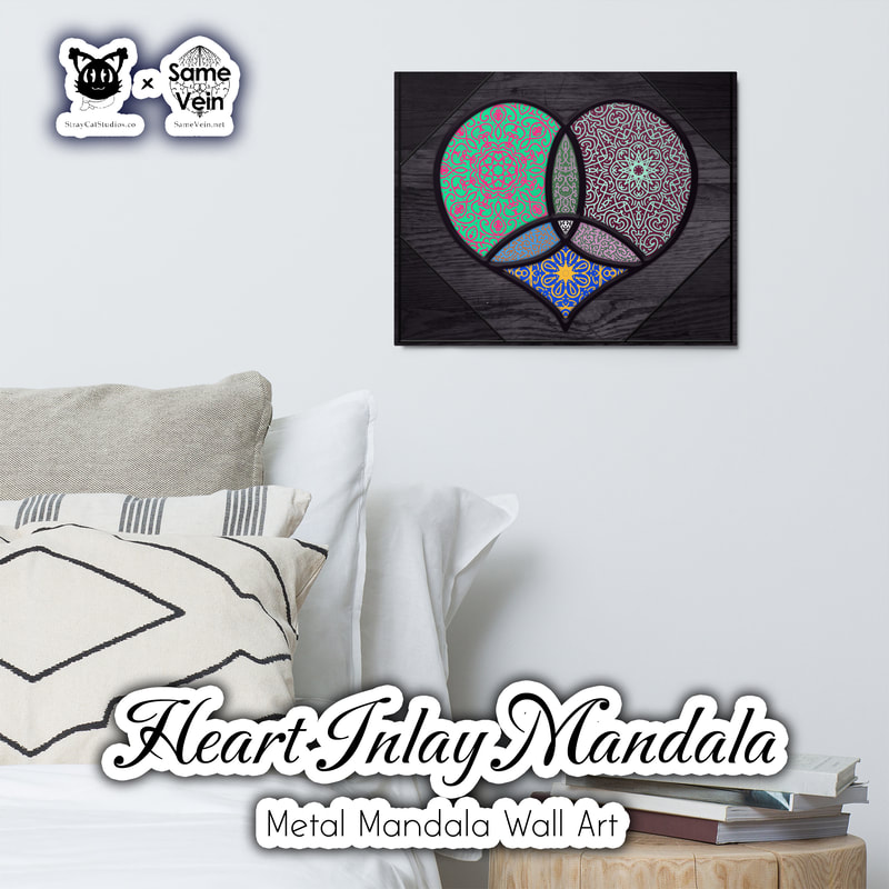 ☀ HEART INLAY MANDALA • METAL MANDALA WALL ART ☀


★★★ DETAILS ★★★

☆ This Metal Mandala Wall Art print with our Heart Inlay Mandala artwork is a dimensional and high-quality piece of art that stands the test of time while remaining easy to clean and care for. The artwork looks luminescent against the wall and the metal base means it’ll last a long time.



★★★ FABRICATION & MATERIALS ★★★

♥ Aluminum metal surface
♥ MDF Wood frame
♥ Can hang vertically or horizontally 1/2″ off the wall
♥ Scratch and fade resistant
♥ Fully customizable
♥ Blank product sourced from US



★★★ ABOUT OUR ARTWORK ★★★

☆ MANDALAS have seemingly endless design possibilities and meanings spanning throughout a multitude of spirituality, philosophy, religion, and much more since the 4th century.

♥ Zen like configurations of shapes and symbols.
♥ Often used as a tool for spiritual guidance aiding in meditation and trance induction.
♥ Originally seen in Buddhism, Hinduism, Jainism, Shintoism; representing mindful ideas, principles, shrines, and deities.
♥ Normally layered with many patterns repeated from the outside border to the inner core, the mandala is seen as a general representation of the spiritual journey, helping it spread across the world and resonating with many people outside of religion.

☆ SACRED GEOMETRY explores any and all spiritual meanings found in shapes throughout nature, math, science, the universe, and our souls.

♥ Some of the most famous examples in Sacred geometry include the Metatron Cube, Tree of Life, Hexagram, Flower of Life, Vesica Piscis, Icosahedron, Labyrinth, Hamsa, Yin Yang, Sri Yantra, the Golden Ratio, and so much more
♥ Being tied to real life evidence throughout all of time, meaning in the shapes range from mapping the creation of the universe, balancing harmony and chaos, understanding life, growth, and death, and countless other core components of what makes the world what it is.



★★★ DISCOVER MORE ★★★

☆ If you enjoyed this Metal Mandala Wall Art, check out our others here ↓

☆ Mandala Wall Art → https://www.etsy.com/shop/samevein/?etsrc=sdt§ion_id=42894124



★★★ SAME VEIN & STRAY CAT STUDIOS ★★★

☆ Thank you so much for your support! When people shop with us, it allows us to do more to support others, whether it be with our mental wellness & health work or assisting other creators do what they do best! We hope our work brings you peace and happiness both inside and out!

☆ Share the love on social media and tag us for a chance of free giveaways!

☆ Same Vein:

“A blog and community using creative outlets to understand mental wellness. Whether it be poetry, art, music, or any other medium, join in on the conversations! Check out our guided journals and planners or mandala activity and coloring books for self-improvement exercises. We also have home décor, books, poetry, apparel and accessories.”

♥ Etsy → https://www.etsy.com/shop/SameVein
♥ Website → SameVein.net
♥ Pinterest → @SameVein
♥ Facebook → @AlongTheSameVein
♥ Twitter → @Same_Vein
♥ Instagram → @Same_Vein

☆ Stray Cat Studios:

“A community of creators working for creators. Our goal is to bridge the gap between company and community, bringing together the support and funds creators need to keep doing what they love while lifting each other up at the same time. The arts are not about competition, it is about cooperation. We're all in this together!”

♥ Website → StrayCatStudios.co
♥ Pinterest → @StrayCatStudios
♥ Facebook → @straycatstudiosofficial
♥ Twitter → @StrayCatArt
♥ Instagram → @straycatstudios

Much love! ♪