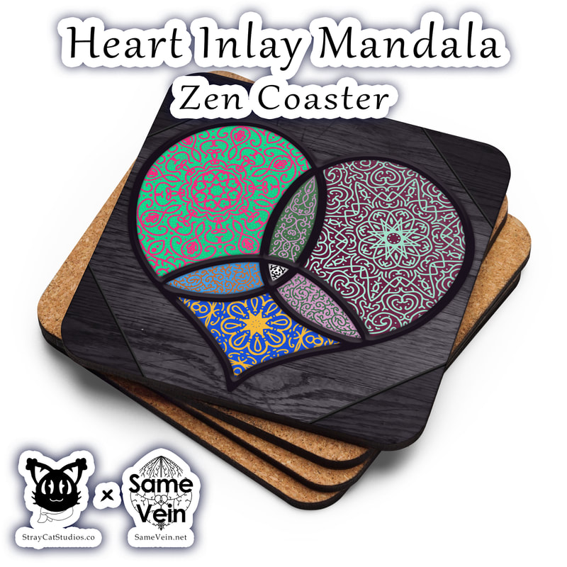 ☀ HEART INLAY MANDALA • ZEN COASTER ☀


★★★ DETAILS ★★★

☆ This cork-back Zen coaster with our Heart Inlay Mandala artwork is a perfect match for your favorite mug! Create a peaceful homey feel both inside your house and your spirit while protecting your coffee table or nightstand from mug stains and moisture. The coaster is waterproof and heat-resistant, designed to last a long time. Buy it for yourself or as a lovely gift for your BoHo friends and family. Get a set of 4 or more to avoid any and all shipping too!



★★★ FABRICATION & MATERIALS ★★★

♥ Hardboard MDF 0.12″ (3 mm)
♥ Cork 0.04″ (1 mm)
♥ High-gloss coating on top
♥ Size: 3.74″ × 3.74″ × 0.16″ (95 × 95 × 4 mm)
♥ Rounded corners
♥ Water-repellent, heat-resistant, and non-slip
♥ Easy to clean

☆ The displayed price is for a single item.



★★★ ABOUT OUR ARTWORK ★★★

☆ MANDALAS have seemingly endless design possibilities and meanings spanning throughout a multitude of spirituality, philosophy, religion, and much more since the 4th century.

♥ Zen like configurations of shapes and symbols.
♥ Often used as a tool for spiritual guidance aiding in meditation and trance induction.
♥ Originally seen in Buddhism, Hinduism, Jainism, Shintoism; representing mindful ideas, principles, shrines, and deities.
♥ Normally layered with many patterns repeated from the outside border to the inner core, the mandala is seen as a general representation of the spiritual journey, helping it spread across the world and resonating with many people outside of religion.

☆ SACRED GEOMETRY explores any and all spiritual meanings found in shapes throughout nature, math, science, the universe, and our souls.

♥ Some of the most famous examples in Sacred geometry include the Metatron Cube, Tree of Life, Hexagram, Flower of Life, Vesica Piscis, Icosahedron, Labyrinth, Hamsa, Yin Yang, Sri Yantra, the Golden Ratio, and so much more
♥ Being tied to real life evidence throughout all of time, meaning in the shapes range from mapping the creation of the universe, balancing harmony and chaos, understanding life, growth, and death, and countless other core components of what makes the world what it is.



★★★ DISCOVER MORE ★★★

☆ If you enjoyed this Zen Coaster, check out our others here ↓

☆ Zen Coasters → https://www.etsy.com/shop/SameVein?ref=shop_sugg§ion_id=40320926



★★★ SAME VEIN & STRAY CAT STUDIOS ★★★

☆ Thank you so much for your support! When people shop with us, it allows us to do more to support others, whether it be with our mental wellness & health work or assisting other creators do what they do best! We hope our work brings you peace and happiness both inside and out!

☆ Share the love on social media and tag us for a chance of free giveaways!

☆ Same Vein:

“A blog and community using creative outlets to understand mental wellness. Whether it be poetry, art, music, or any other medium, join in on the conversations! Check out our guided journals and planners or mandala activity and coloring books for self-improvement exercises. We also have home décor, books, poetry, apparel and accessories.”

♥ Etsy → https://www.etsy.com/shop/SameVein
♥ Website → SameVein.net
♥ Pinterest → @SameVein
♥ Facebook → @AlongTheSameVein
♥ Twitter → @Same_Vein
♥ Instagram → @Same_Vein

☆ Stray Cat Studios:

“A community of creators working for creators. Our goal is to bridge the gap between company and community, bringing together the support and funds creators need to keep doing what they love while lifting each other up at the same time. The arts are not about competition, it is about cooperation. We're all in this together!”

♥ Website → StrayCatStudios.co
♥ Pinterest → @StrayCatStudios
♥ Facebook → @straycatstudiosofficial
♥ Twitter → @StrayCatArt
♥ Instagram → @straycatstudios

Much love! ♪
