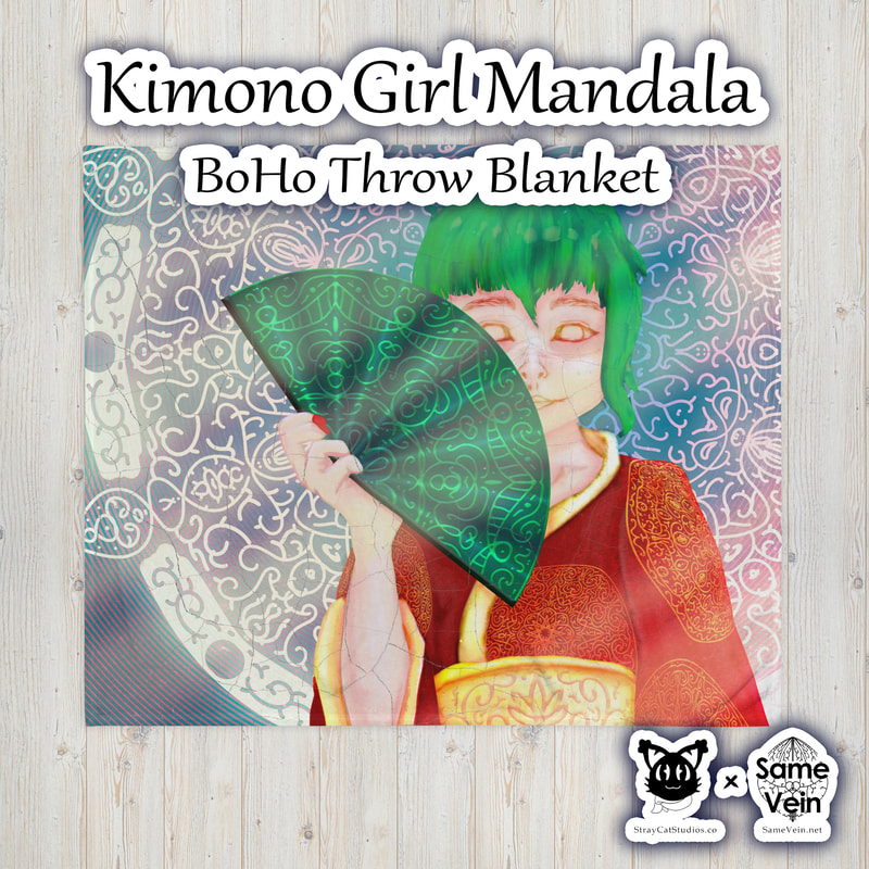☀ KIMONO GIRL MANDALA • BOHO THROW BLANKET • 50X60 ☀


★★★ DETAILS ★★★

☆ Do you feel that your home is missing an eye-catching, yet practical design element? Solve this problem with a soft silk touch BoHo Throw Blanket with a hand drawn Kimono Girl Mandala design that's ideal for lounging on the couch during chilly evenings. Sure to bring peace & comfort for you both inside and out!



★★★ FABRICATION & MATERIALS ★★★

♥ 100% polyester
♥ Blanket size: 50″ × 60″ (127 × 153 cm)
♥ Soft silk touch fabric
♥ Printing on one side
♥ White reverse side
♥ Machine-washable
♥ Hypoallergenic
♥ Flame retardant
♥ Blank product sourced from China



★★★ ABOUT OUR ARTWORK ★★★

☆ MANDALAS have seemingly endless design possibilities and meanings spanning throughout a multitude of spirituality, philosophy, religion, and much more since the 4th century.

♥ Zen like configurations of shapes and symbols.
♥ Often used as a tool for spiritual guidance aiding in meditation and trance induction.
♥ Originally seen in Buddhism, Hinduism, Jainism, Shintoism; representing mindful ideas, principles, shrines, and deities.
♥ Normally layered with many patterns repeated from the outside border to the inner core, the mandala is seen as a general representation of the spiritual journey, helping it spread across the world and resonating with many people outside of religion.

☆ SACRED GEOMETRY explores any and all spiritual meanings found in shapes throughout nature, math, science, the universe, and our souls.

♥ Some of the most famous examples in Sacred geometry include the Metatron Cube, Tree of Life, Hexagram, Flower of Life, Vesica Piscis, Icosahedron, Labyrinth, Hamsa, Yin Yang, Sri Yantra, the Golden Ratio, and so much more
♥ Being tied to real life evidence throughout all of time, meaning in the shapes range from mapping the creation of the universe, balancing harmony and chaos, understanding life, growth, and death, and countless other core components of what makes the world what it is.



★★★ DISCOVER MORE ★★★

☆ If you enjoyed this Mandala BoHo Throw Blanket, check out our others here ↓

☆ Mandala BoHo Throw Blankets → https://www.etsy.com/shop/SameVein?ref=profile_header§ion_id=37091535



★★★ SAME VEIN & STRAY CAT STUDIOS ★★★

☆ Thank you so much for your support! When people shop with us, it allows us to do more to support others, whether it be with our mental wellness & health work or assisting other creators do what they do best! We hope our work brings you peace and happiness both inside and out!

☆ Share the love on social media and tag us for a chance of free giveaways!

☆ Same Vein:

“A blog and community using creative outlets to understand mental wellness. Whether it be poetry, art, music, or any other medium, join in on the conversations! Check out our guided journals and planners or mandala activity and coloring books for self-improvement exercises. We also have home décor, books, poetry, apparel and accessories.”

♥ Etsy → https://www.etsy.com/shop/SameVein
♥ Website → SameVein.net
♥ Pinterest → @SameVein
♥ Facebook → @AlongTheSameVein
♥ Twitter → @Same_Vein
♥ Instagram → @Same_Vein

☆ Stray Cat Studios:

“A community of creators working for creators. Our goal is to bridge the gap between company and community, bringing together the support and funds creators need to keep doing what they love while lifting each other up at the same time. The arts are not about competition, it is about cooperation. We're all in this together!”

♥ Website → StrayCatStudios.co
♥ Pinterest → @StrayCatStudios
♥ Facebook → @straycatstudiosofficial
♥ Twitter → @StrayCatArt
♥ Instagram → @straycatstudios

Much love! ♪