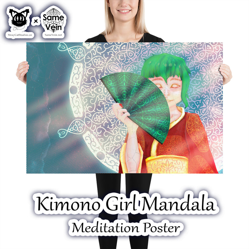 ☀ KIMONO GIRL MANDALA • MEDITATION POSTER ☀


★★★ DETAILS ★★★

☆ Our Kimono Girl Mandala Meditation artwork on a vibrant museum-quality Meditation Poster made on thick and durable matte paper. Add a wonderful accent to your room and office with these posters that are sure to brighten any environment, bringing peace inside your home and spirit!



★★★ FABRICATION & MATERIALS ★★★

♥ Paper thickness: 10.3 mil
♥ Paper weight: 5.57 oz/y² (189 g/m²)
♥ Giclée printing quality
♥ Opacity: 94%
♥ ISO brightness: 104%



★★★ ABOUT OUR ARTWORK ★★★

☆ MANDALAS have seemingly endless design possibilities and meanings spanning throughout a multitude of spirituality, philosophy, religion, and much more since the 4th century.

♥ Zen like configurations of shapes and symbols.
♥ Often used as a tool for spiritual guidance aiding in meditation and trance induction.
♥ Originally seen in Buddhism, Hinduism, Jainism, Shintoism; representing mindful ideas, principles, shrines, and deities.
♥ Normally layered with many patterns repeated from the outside border to the inner core, the mandala is seen as a general representation of the spiritual journey, helping it spread across the world and resonating with many people outside of religion.

☆ SACRED GEOMETRY explores any and all spiritual meanings found in shapes throughout nature, math, science, the universe, and our souls.

♥ Some of the most famous examples in Sacred geometry include the Metatron Cube, Tree of Life, Hexagram, Flower of Life, Vesica Piscis, Icosahedron, Labyrinth, Hamsa, Yin Yang, Sri Yantra, the Golden Ratio, and so much more
♥ Being tied to real life evidence throughout all of time, meaning in the shapes range from mapping the creation of the universe, balancing harmony and chaos, understanding life, growth, and death, and countless other core components of what makes the world what it is.



★★★ DISCOVER MORE ★★★

☆ If you enjoyed this Meditation Poster, check out our others here ↓

☆ Meditation Wall Art → https://www.etsy.com/shop/SameVein?ref=simple-shop-header-name&listing_id=1210240551§ion_id=37330561



★★★ SAME VEIN & STRAY CAT STUDIOS ★★★

☆ Thank you so much for your support! When people shop with us, it allows us to do more to support others, whether it be with our mental wellness & health work or assisting other creators do what they do best! We hope our work brings you peace and happiness both inside and out!

☆ Share the love on social media and tag us for a chance of free giveaways!

☆ Same Vein:

“A blog and community using creative outlets to understand mental wellness. Whether it be poetry, art, music, or any other medium, join in on the conversations! Check out our guided journals and planners or mandala activity and coloring books for self-improvement exercises. We also have home décor, books, poetry, apparel and accessories.”

♥ Etsy → https://www.etsy.com/shop/SameVein
♥ Website → SameVein.net
♥ Pinterest → @SameVein
♥ Facebook → @AlongTheSameVein
♥ Twitter → @Same_Vein
♥ Instagram → @Same_Vein

☆ Stray Cat Studios:

“A community of creators working for creators. Our goal is to bridge the gap between company and community, bringing together the support and funds creators need to keep doing what they love while lifting each other up at the same time. The arts are not about competition, it is about cooperation. We're all in this together!”

♥ Website → StrayCatStudios.co
♥ Pinterest → @StrayCatStudios
♥ Facebook → @straycatstudiosofficial
♥ Twitter → @StrayCatArt
♥ Instagram → @straycatstudios

Much love! ♪
