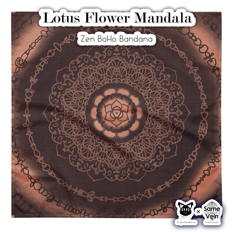 ☀ LOTUS FLOWER MANDALA • ZEN BOHO BANDANA ☀


★★★ DETAILS ★★★

☆ Get ready to make a statement with this all-over print Zen BoHo Bandana with our original Lotus Flower Mandala artwork! Mix up your outfits by using this as a headband, necktie, or armband. In fact, why not get a second bandana to match your pet? Grab a few and hit the streets in style!

* Important sizing information: the smallest bandana size is made for small pets and won’t fit a grown-up. Please choose the medium or large size if you’re ordering for a grown-up.



★★★ FABRICATION & MATERIALS ★★★

♥ 100% microfiber polyester
♥ Fabric weight in Europe: 2.5 oz/yd² (85 g/m²)
♥ Fabric weight in Mexico: 2.4 oz/yd² (80 g/m²)
♥ Breathable fabric
♥ Lightweight and soft to the touch
♥ Double-folded edges
♥ Single-sided print
♥ Multifunctional
♥ Blank product components in Europe sourced from UK
♥ Blank product components in Mexico sourced from Colombia



★★★ ABOUT OUR ARTWORK ★★★

☆ MANDALAS have seemingly endless design possibilities and meanings spanning throughout a multitude of spirituality, philosophy, religion, and much more since the 4th century.

♥ Zen like configurations of shapes and symbols.
♥ Often used as a tool for spiritual guidance aiding in meditation and trance induction.
♥ Originally seen in Buddhism, Hinduism, Jainism, Shintoism; representing mindful ideas, principles, shrines, and deities.
♥ Normally layered with many patterns repeated from the outside border to the inner core, the mandala is seen as a general representation of the spiritual journey, helping it spread across the world and resonating with many people outside of religion.

☆ SACRED GEOMETRY explores any and all spiritual meanings found in shapes throughout nature, math, science, the universe, and our souls.

♥ Some of the most famous examples in Sacred geometry include the Metatron Cube, Tree of Life, Hexagram, Flower of Life, Vesica Piscis, Icosahedron, Labyrinth, Hamsa, Yin Yang, Sri Yantra, the Golden Ratio, and so much more
♥ Being tied to real life evidence throughout all of time, meaning in the shapes range from mapping the creation of the universe, balancing harmony and chaos, understanding life, growth, and death, and countless other core components of what makes the world what it is.

☆ LOTUS FLOWERS hold many meanings throughout various cultures, but they most commonly represent rebirth, purity, and strength.

♥ Without strain, lotus flowers rise out of the mud, so many connect with the symbol as a sign to stay strong and rise above whatever internal or external conflicts may be holding them back.
♥ More generally, the symbol inspires many to continue to be a better person, resisting temptations and respecting their mind, body, and spirit.



★★★ DISCOVER MORE ★★★

☆ If you enjoyed this Zen BoHo Bandana, check out our others here ↓

☆ Zen BoHo Bandanas → https://www.etsy.com/shop/SameVein?ref=simple-shop-header-name&listing_id=1439352016§ion_id=42361602



★★★ SAME VEIN & STRAY CAT STUDIOS ★★★

☆ Thank you so much for your support! When people shop with us, it allows us to do more to support others, whether it be with our mental wellness & health work or assisting other creators do what they do best! We hope our work brings you peace and happiness both inside and out!

☆ Share the love on social media and tag us for a chance of free giveaways!

☆ Same Vein:

“A blog and community using creative outlets to understand mental wellness. Whether it be poetry, art, music, or any other medium, join in on the conversations! Check out our guided journals and planners or mandala activity and coloring books for self-improvement exercises. We also have home décor, books, poetry, apparel and accessories.”

♥ Etsy → https://www.etsy.com/shop/SameVein
♥ Website → SameVein.net
♥ Pinterest → @SameVein
♥ Facebook → @AlongTheSameVein
♥ Twitter → @Same_Vein
♥ Instagram → @Same_Vein

☆ Stray Cat Studios:

“A community of creators working for creators. Our goal is to bridge the gap between company and community, bringing together the support and funds creators need to keep doing what they love while lifting each other up at the same time. The arts are not about competition, it is about cooperation. We're all in this together!”

♥ Website → StrayCatStudios.co
♥ Pinterest → @StrayCatStudios
♥ Facebook → @straycatstudiosofficial
♥ Twitter → @StrayCatArt
♥ Instagram → @straycatstudios

Much love! ♪