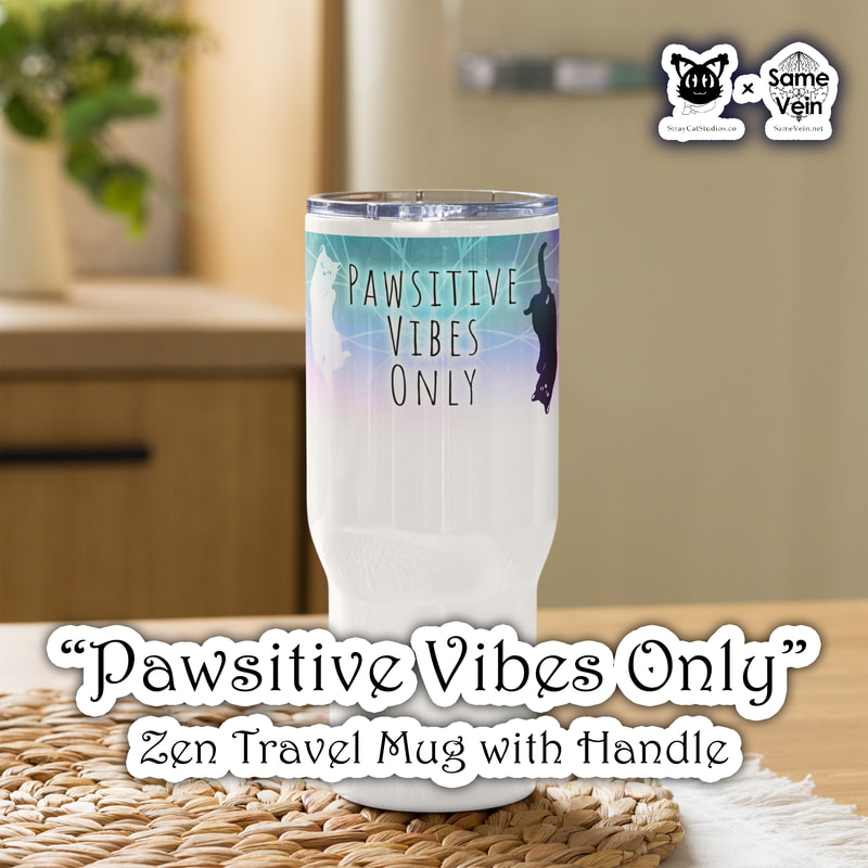 ☀ PAWSITIVE VIBES ONLY • ZEN TRAVEL MUG WITH HANDLE ☀


★★★ DETAILS ★★★

☆ Sip in style and comfort with an elevated Zen Travel Mug with a Handle sporting our Pawsitive Vibes Only mandala artwork. With its sleek and durable design, you’ll love taking this mug wherever you go. It fits into most car cup holders and has a spill-proof plastic lid. Commute to work or go on new adventures--this travel mug will keep your beverage safe and at just the right temperature.



★★★ FABRICATION & MATERIALS ★★★

♥ Made with stainless steel and BPA-free plastic
♥ Capacity: 25 oz (739 ml)
♥ Upper diameter: 3.3″ × 6.9″ (8.4 × 20 cm)
♥ Bottom diameter: 2.7″ × 6.9″ (7 × 20 cm)
♥ Hand-wash only



★★★ ABOUT OUR ARTWORK ★★★

☆ MANDALAS have seemingly endless design possibilities and meanings spanning throughout a multitude of spirituality, philosophy, religion, and much more since the 4th century.

♥ Zen like configurations of shapes and symbols.
♥ Often used as a tool for spiritual guidance aiding in meditation and trance induction.
♥ Originally seen in Buddhism, Hinduism, Jainism, Shintoism; representing mindful ideas, principles, shrines, and deities.
♥ Normally layered with many patterns repeated from the outside border to the inner core, the mandala is seen as a general representation of the spiritual journey, helping it spread across the world and resonating with many people outside of religion.

☆ SACRED GEOMETRY explores any and all spiritual meanings found in shapes throughout nature, math, science, the universe, and our souls.

♥ Some of the most famous examples in Sacred geometry include the Metatron Cube, Tree of Life, Hexagram, Flower of Life, Vesica Piscis, Icosahedron, Labyrinth, Hamsa, Yin Yang, Sri Yantra, the Golden Ratio, and so much more
♥ Being tied to real life evidence throughout all of time, meaning in the shapes range from mapping the creation of the universe, balancing harmony and chaos, understanding life, growth, and death, and countless other core components of what makes the world what it is.



★★★ DISCOVER MORE ★★★

☆ If you enjoyed this Zen Travel Mug with a Handle, check out our others here ↓

☆ Zen Travel Mug with a Handle → https://www.etsy.com/shop/samevein/?etsrc=sdt§ion_id=37799325

☆ If you would prefer to craft your own as well, get our seamless digital tumbler wrap PNG downloads here ↓

☆ Seamless BoHo Tumbler Wraps → https://www.etsy.com/shop/SameVein?ref=shop_sugg§ion_id=40059343



★★★ SAME VEIN & STRAY CAT STUDIOS ★★★

☆ Thank you so much for your support! When people shop with us, it allows us to do more to support others, whether it be with our mental wellness & health work or assisting other creators do what they do best! We hope our work brings you peace and happiness both inside and out!

☆ Share the love on social media and tag us for a chance of free giveaways!

☆ Same Vein:

“A blog and community using creative outlets to understand mental wellness. Whether it be poetry, art, music, or any other medium, join in on the conversations! Check out our guided journals and planners or mandala activity and coloring books for self-improvement exercises. We also have home décor, books, poetry, apparel and accessories.”

♥ Etsy → https://www.etsy.com/shop/SameVein
♥ Website → SameVein.net
♥ Pinterest → @SameVein
♥ Facebook → @AlongTheSameVein
♥ Twitter → @Same_Vein
♥ Instagram → @Same_Vein

☆ Stray Cat Studios:

“A community of creators working for creators. Our goal is to bridge the gap between company and community, bringing together the support and funds creators need to keep doing what they love while lifting each other up at the same time. The arts are not about competition, it is about cooperation. We're all in this together!”

♥ Website → StrayCatStudios.co
♥ Pinterest → @StrayCatStudios
♥ Facebook → @straycatstudiosofficial
♥ Twitter → @StrayCatArt
♥ Instagram → @straycatstudios

Much love! ♪