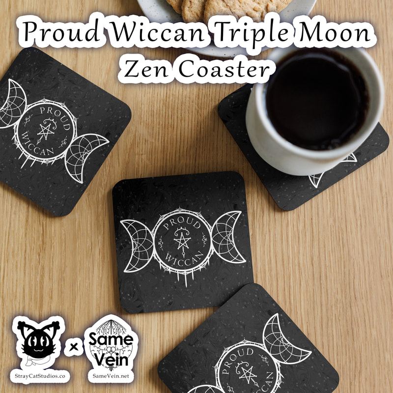 ☀ PROUD WICCAN TRIPLE MOON • ZEN COASTER ☀


★★★ DETAILS ★★★

☆ This cork-back Zen coaster with our Proud Wiccan Triple Moon artwork is a perfect match for your favorite mug! Create a peaceful homey feel both inside your house and your spirit while protecting your coffee table or nightstand from mug stains and moisture. The coaster is waterproof and heat-resistant, designed to last a long time. Buy it for yourself or as a lovely gift for your BoHo friends and family. Get a set of 4 or more to avoid any and all shipping too!



★★★ FABRICATION & MATERIALS ★★★

♥ Hardboard MDF 0.12″ (3 mm)
♥ Cork 0.04″ (1 mm)
♥ High-gloss coating on top
♥ Size: 3.74″ × 3.74″ × 0.16″ (95 × 95 × 4 mm)
♥ Rounded corners
♥ Water-repellent, heat-resistant, and non-slip
♥ Easy to clean

☆ The displayed price is for a single item.



★★★ ABOUT OUR ARTWORK ★★★

☆ MANDALAS have seemingly endless design possibilities and meanings spanning throughout a multitude of spirituality, philosophy, religion, and much more since the 4th century.

♥ Zen like configurations of shapes and symbols.
♥ Often used as a tool for spiritual guidance aiding in meditation and trance induction.
♥ Originally seen in Buddhism, Hinduism, Jainism, Shintoism; representing mindful ideas, principles, shrines, and deities.
♥ Normally layered with many patterns repeated from the outside border to the inner core, the mandala is seen as a general representation of the spiritual journey, helping it spread across the world and resonating with many people outside of religion.

☆ SACRED GEOMETRY explores any and all spiritual meanings found in shapes throughout nature, math, science, the universe, and our souls.

♥ Some of the most famous examples in Sacred geometry include the Metatron Cube, Tree of Life, Hexagram, Flower of Life, Vesica Piscis, Icosahedron, Labyrinth, Hamsa, Yin Yang, Sri Yantra, the Golden Ratio, and so much more
♥ Being tied to real life evidence throughout all of time, meaning in the shapes range from mapping the creation of the universe, balancing harmony and chaos, understanding life, growth, and death, and countless other core components of what makes the world what it is.



★★★ DISCOVER MORE ★★★

☆ If you enjoyed this Zen Coaster, check out our others here ↓

☆ Zen Coasters → https://www.etsy.com/shop/SameVein?ref=shop_sugg§ion_id=40320926



★★★ SAME VEIN & STRAY CAT STUDIOS ★★★

☆ Thank you so much for your support! When people shop with us, it allows us to do more to support others, whether it be with our mental wellness & health work or assisting other creators do what they do best! We hope our work brings you peace and happiness both inside and out!

☆ Share the love on social media and tag us for a chance of free giveaways!

☆ Same Vein:

“A blog and community using creative outlets to understand mental wellness. Whether it be poetry, art, music, or any other medium, join in on the conversations! Check out our guided journals and planners or mandala activity and coloring books for self-improvement exercises. We also have home décor, books, poetry, apparel and accessories.”

♥ Etsy → https://www.etsy.com/shop/SameVein
♥ Website → SameVein.net
♥ Pinterest → @SameVein
♥ Facebook → @AlongTheSameVein
♥ Twitter → @Same_Vein
♥ Instagram → @Same_Vein

☆ Stray Cat Studios:

“A community of creators working for creators. Our goal is to bridge the gap between company and community, bringing together the support and funds creators need to keep doing what they love while lifting each other up at the same time. The arts are not about competition, it is about cooperation. We're all in this together!”

♥ Website → StrayCatStudios.co
♥ Pinterest → @StrayCatStudios
♥ Facebook → @straycatstudiosofficial
♥ Twitter → @StrayCatArt
♥ Instagram → @straycatstudios

Much love! ♪