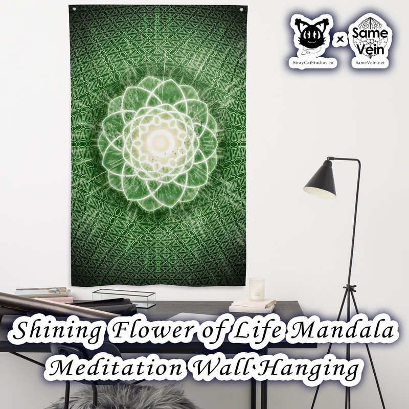 ☀ SHINING FLOWER OF LIFE MANDALA • MEDITATION WALL HANGING ☀


★★★ DETAILS ★★★

☆ Who doesn’t want to turn their house into a home? Brighten up your space by adding this unique Meditation Wall Hanging with our Shining Flower of Life Mandala artwork! Your BoHo tapestry won’t crease or shrink thanks to the polyester material and will last a long time.



★★★ FABRICATION & MATERIALS ★★★

♥ 100% polyester
♥ Knitted fabric
♥ Fabric weight: 4.42 oz/yd² (150 g/m²)
♥ Print on one side
♥ Blank reverse side
♥ 2 iron grommets
♥ Blank product components sourced from China and Israel



☆ MANDALAS have seemingly endless design possibilities and meanings spanning throughout a multitude of spirituality, philosophy, religion, and much more since the 4th century.

♥ Zen like configurations of shapes and symbols.
♥ Often used as a tool for spiritual guidance aiding in meditation and trance induction.
♥ Originally seen in Buddhism, Hinduism, Jainism, Shintoism; representing mindful ideas, principles, shrines, and deities.
♥ Normally layered with many patterns repeated from the outside border to the inner core, the mandala is seen as a general representation of the spiritual journey, helping it spread across the world and resonating with many people outside of religion.

☆ SACRED GEOMETRY explores any and all spiritual meanings found in shapes throughout nature, math, science, the universe, and our souls.

♥ Some of the most famous examples in Sacred geometry include the Metatron Cube, Tree of Life, Hexagram, Flower of Life, Vesica Piscis, Icosahedron, Labyrinth, Hamsa, Yin Yang, Sri Yantra, the Golden Ratio, and so much more.
♥ Being tied to real life evidence throughout all of time, meaning in the shapes range from mapping the creation of the universe, balancing harmony and chaos, understanding life, growth, and death, and countless other core components of what makes the world what it is.

☆ The FLOWER OF LIFE symbol is one of the most well known illustrations of Sacred Geometry.

♥ Starting with the Vesica Piscis symbol (2 overlapping circles), the pattern extends out to 19 circles traditionally.
♥ When represented with only 7 interconnected circles, you have the SEED OF LIFE.
♥ Many find this pattern throughout all of nature, lending itself to representing all of Life, the formation of the Universe, and Existence itself.



★★★ DISCOVER MORE ★★★

☆ If you enjoyed this Meditation Wall Hanging, check out our others here ↓

☆ Meditation Wall Hangings → https://www.etsy.com/shop/SameVein?section_id=37842170



★★★ SAME VEIN & STRAY CAT STUDIOS ★★★

☆ Thank you so much for your support! When people shop with us, it allows us to do more to support others, whether it be with our mental wellness & health work or assisting other creators do what they do best! We hope our work brings you peace and happiness both inside and out!

☆ Share the love on social media and tag us for a chance of free giveaways!

☆ Same Vein:

“A blog and community using creative outlets to understand mental wellness. Whether it be poetry, art, music, or any other medium, join in on the conversations! Check out our guided journals and planners or mandala activity and coloring books for self-improvement exercises. We also have home décor, books, poetry, apparel and accessories.”

♥ Etsy → https://www.etsy.com/shop/SameVein
♥ Website → SameVein.net
♥ Pinterest → @SameVein
♥ Facebook → @AlongTheSameVein
♥ Twitter → @Same_Vein
♥ Instagram → @Same_Vein

☆ Stray Cat Studios:

“A community of creators working for creators. Our goal is to bridge the gap between company and community, bringing together the support and funds creators need to keep doing what they love while lifting each other up at the same time. The arts are not about competition, it is about cooperation. We're all in this together!”

♥ Website → StrayCatStudios.co
♥ Pinterest → @StrayCatStudios
♥ Facebook → @straycatstudiosofficial
♥ Twitter → @StrayCatArt
♥ Instagram → @straycatstudios

Much love! ♪