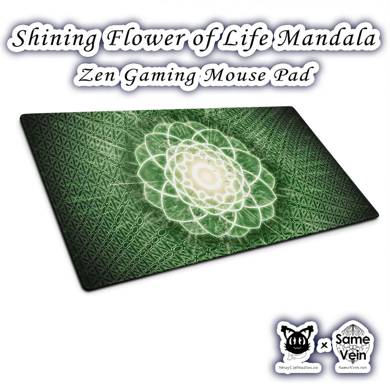 ☀ SHINING FLOWER OF LIFE MANDALA • ZEN GAMING MOUSE PAD ☀


★★★ DETAILS ★★★

☆ With its large size and quality edge stitching, this Shining Flower of Life Mandala Zen Gaming Mouse Pad turns your gaming setup into a professional gaming station ready for Dota, CSGO, and more. Don’t worry about jerky mouse movements ever again, as the under layer features a reliable non-slip surface that keeps the entire mat firmly rooted to your table. I hope this brings peace & love both inside your home and inside your spirit!



★★★ FABRICATION & MATERIALS ★★★

♥ 100% polyester
♥ Rubber non-slip base
♥ Sizes: 36″ × 18″ (91.4 cm × 45.7 cm), 18″ × 16″ (45.8 cm × 40.7 cm)
♥ Vibrant prints, long lasting
♥ High-quality edge stitching that doesn’t peel
♥ Non-slip surface
♥ Rounded edges
♥ Blank product sourced from Taiwan



★★★ ABOUT OUR ARTWORK ★★★

☆ MANDALAS have seemingly endless design possibilities and meanings spanning throughout a multitude of spirituality, philosophy, religion, and much more since the 4th century.

♥ Zen like configurations of shapes and symbols.
♥ Often used as a tool for spiritual guidance aiding in meditation and trance induction.
♥ Originally seen in Buddhism, Hinduism, Jainism, Shintoism; representing mindful ideas, principles, shrines, and deities.
♥ Normally layered with many patterns repeated from the outside border to the inner core, the mandala is seen as a general representation of the spiritual journey, helping it spread across the world and resonating with many people outside of religion.

☆ SACRED GEOMETRY explores any and all spiritual meanings found in shapes throughout nature, math, science, the universe, and our souls.

♥ Some of the most famous examples in Sacred geometry include the Metatron Cube, Tree of Life, Hexagram, Flower of Life, Vesica Piscis, Icosahedron, Labyrinth, Hamsa, Yin Yang, Sri Yantra, the Golden Ratio, and so much more
♥ Being tied to real life evidence throughout all of time, meaning in the shapes range from mapping the creation of the universe, balancing harmony and chaos, understanding life, growth, and death, and countless other core components of what makes the world what it is.

☆ The FLOWER OF LIFE symbol is one of the most well known illustrations of Sacred Geometry.

♥ Starting with the Vesica Piscis symbol (2 overlapping circles), the pattern extends out to 19 circles traditionally.
♥ When represented with only 7 interconnected circles, you have the SEED OF LIFE.
♥ Many find this pattern throughout all of nature, lending itself to representing all of Life, the formation of the Universe, and Existence itself.



★★★ DISCOVER MORE ★★★

☆ If you enjoyed this Zen Mouse Pad, check out our others here ↓

☆ Zen Gaming Mouse Pads → https://www.etsy.com/shop/SameVein?ref=profile_header§ion_id=38931997



★★★ SAME VEIN & STRAY CAT STUDIOS ★★★

☆ Thank you so much for your support! When people shop with us, it allows us to do more to support others, whether it be with our mental wellness & health work or assisting other creators do what they do best! We hope our work brings you peace and happiness both inside and out!

☆ Share the love on social media and tag us for a chance of free giveaways!

☆ Same Vein:

“A blog and community using creative outlets to understand mental wellness. Whether it be poetry, art, music, or any other medium, join in on the conversations! Check out our guided journals and planners or mandala activity and coloring books for self-improvement exercises. We also have home décor, books, poetry, apparel and accessories.”

♥ Etsy → https://www.etsy.com/shop/SameVein
♥ Website → SameVein.net
♥ Pinterest → @SameVein
♥ Facebook → @AlongTheSameVein
♥ Twitter → @Same_Vein
♥ Instagram → @Same_Vein

☆ Stray Cat Studios:

“A community of creators working for creators. Our goal is to bridge the gap between company and community, bringing together the support and funds creators need to keep doing what they love while lifting each other up at the same time. The arts are not about competition, it is about cooperation. We're all in this together!”

♥ Website → StrayCatStudios.co
♥ Pinterest → @StrayCatStudios
♥ Facebook → @straycatstudiosofficial
♥ Twitter → @StrayCatArt
♥ Instagram → @straycatstudios

Much love! ♪
