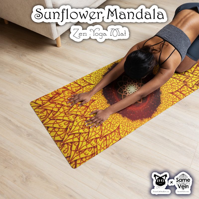 ☀ SUNFLOWER MANDALA • ZEN YOGA MAT ☀


★★★ DETAILS ★★★

☆ Our Sunflower Mandala artwork vibrantly printed on a Zen Yoga Mat. Whether you’re exercising, stretching, or meditating, it’s worth having a BoHo yoga mat that brings you joy and matches your style. It’s easy to carry and provides both stability and comfort with anti-slip rubber on the bottom and soft microsuede on top.



★★★ FABRICATION & MATERIALS ★★★

♥ Rubber mat with a microsuede top
♥ Anti-slip rubber bottom
♥ Size: 24″ × 68″ (61 cm × 173 cm)
♥ Weight: 62 oz. (1.75 kg)
♥ Mat thickness: 0.12″ (3 mm)
♥ Product sourced from China



★★★ ABOUT OUR ARTWORK ★★★

☆ MANDALAS have seemingly endless design possibilities and meanings spanning throughout a multitude of spirituality, philosophy, religion, and much more since the 4th century.

♥ Zen like configurations of shapes and symbols.
♥ Often used as a tool for spiritual guidance aiding in meditation and trance induction.
♥ Originally seen in Buddhism, Hinduism, Jainism, Shintoism; representing mindful ideas, principles, shrines, and deities.
♥ Normally layered with many patterns repeated from the outside border to the inner core, the mandala is seen as a general representation of the spiritual journey, helping it spread across the world and resonating with many people outside of religion.

☆ SACRED GEOMETRY explores any and all spiritual meanings found in shapes throughout nature, math, science, the universe, and our souls.

♥ Some of the most famous examples in Sacred geometry include the Metatron Cube, Tree of Life, Hexagram, Flower of Life, Vesica Piscis, Icosahedron, Labyrinth, Hamsa, Yin Yang, Sri Yantra, the Golden Ratio, and so much more
♥ Being tied to real life evidence throughout all of time, meaning in the shapes range from mapping the creation of the universe, balancing harmony and chaos, understanding life, growth, and death, and countless other core components of what makes the world what it is.



★★★ DISCOVER MORE ★★★

☆ If you enjoyed this Zen Yoga Mat, check out our others here ↓

☆ Zen Yoga Mats → https://www.etsy.com/shop/samevein/?etsrc=sdt§ion_id=42894124



★★★ SAME VEIN & STRAY CAT STUDIOS ★★★

☆ Thank you so much for your support! When people shop with us, it allows us to do more to support others, whether it be with our mental wellness & health work or assisting other creators do what they do best! We hope our work brings you peace and happiness both inside and out!

☆ Share the love on social media and tag us for a chance of free giveaways!

☆ Same Vein:

“A blog and community using creative outlets to understand mental wellness. Whether it be poetry, art, music, or any other medium, join in on the conversations! Check out our guided journals and planners or mandala activity and coloring books for self-improvement exercises. We also have home décor, books, poetry, apparel and accessories.”

♥ Etsy → https://www.etsy.com/shop/SameVein
♥ Website → SameVein.net
♥ Pinterest → @SameVein
♥ Facebook → @AlongTheSameVein
♥ Twitter → @Same_Vein
♥ Instagram → @Same_Vein

☆ Stray Cat Studios:

“A community of creators working for creators. Our goal is to bridge the gap between company and community, bringing together the support and funds creators need to keep doing what they love while lifting each other up at the same time. The arts are not about competition, it is about cooperation. We're all in this together!”

♥ Website → StrayCatStudios.co
♥ Pinterest → @StrayCatStudios
♥ Facebook → @straycatstudiosofficial
♥ Twitter → @StrayCatArt
♥ Instagram → @straycatstudios

Much love! ♪