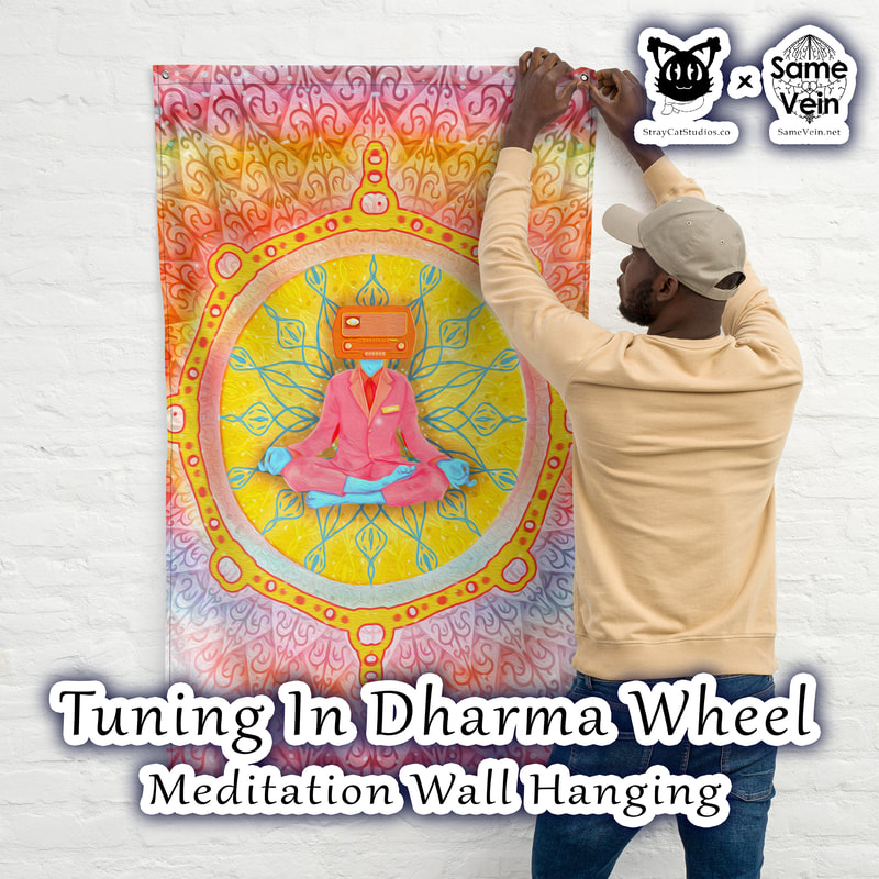 ☀ TUNING IN DHARMA WHEEL • MEDITATION WALL HANGING ☀


★★★ DETAILS ★★★

☆ Who doesn’t want to turn their house into a home? Brighten up your space by adding this unique Meditation Wall Hanging with our Tuning In Dharma Wheel Mandala artwork! Your BoHo tapestry won’t crease or shrink thanks to the polyester material and will last a long time.



★★★ FABRICATION & MATERIALS ★★★

♥ 100% polyester
♥ Knitted fabric
♥ Fabric weight: 4.42 oz/yd² (150 g/m²)
♥ Print on one side
♥ Blank reverse side
♥ 2 iron grommets
♥ Blank product components sourced from China and Israel



★★★ ABOUT OUR ARTWORK ★★★

☆ MANDALAS have seemingly endless design possibilities and meanings spanning throughout a multitude of spirituality, philosophy, religion, and much more since the 4th century.

♥ Zen like configurations of shapes and symbols.
♥ Often used as a tool for spiritual guidance aiding in meditation and trance induction.
♥ Originally seen in Buddhism, Hinduism, Jainism, Shintoism; representing mindful ideas, principles, shrines, and deities.
♥ Normally layered with many patterns repeated from the outside border to the inner core, the mandala is seen as a general representation of the spiritual journey, helping it spread across the world and resonating with many people outside of religion.

☆ SACRED GEOMETRY explores any and all spiritual meanings found in shapes throughout nature, math, science, the universe, and our souls.

♥ Some of the most famous examples in Sacred geometry include the Metatron Cube, Tree of Life, Hexagram, Flower of Life, Vesica Piscis, Icosahedron, Labyrinth, Hamsa, Yin Yang, Sri Yantra, the Golden Ratio, and so much more
♥ Being tied to real life evidence throughout all of time, meaning in the shapes range from mapping the creation of the universe, balancing harmony and chaos, understanding life, growth, and death, and countless other core components of what makes the world what it is.



★★★ DISCOVER MORE ★★★

☆ If you enjoyed this Meditation Wall Hanging, check out our others here ↓

☆ Meditation Wall Hangings → https://www.etsy.com/shop/SameVein?section_id=37842170



★★★ SAME VEIN & STRAY CAT STUDIOS ★★★

☆ Thank you so much for your support! When people shop with us, it allows us to do more to support others, whether it be with our mental wellness & health work or assisting other creators do what they do best! We hope our work brings you peace and happiness both inside and out!

☆ Share the love on social media and tag us for a chance of free giveaways!

☆ Same Vein:

“A blog and community using creative outlets to understand mental wellness. Whether it be poetry, art, music, or any other medium, join in on the conversations! Check out our guided journals and planners or mandala activity and coloring books for self-improvement exercises. We also have home décor, books, poetry, apparel and accessories.”

♥ Etsy → https://www.etsy.com/shop/SameVein
♥ Website → SameVein.net
♥ Pinterest → @SameVein
♥ Facebook → @AlongTheSameVein
♥ Twitter → @Same_Vein
♥ Instagram → @Same_Vein

☆ Stray Cat Studios:

“A community of creators working for creators. Our goal is to bridge the gap between company and community, bringing together the support and funds creators need to keep doing what they love while lifting each other up at the same time. The arts are not about competition, it is about cooperation. We're all in this together!”

♥ Website → StrayCatStudios.co
♥ Pinterest → @StrayCatStudios
♥ Facebook → @straycatstudiosofficial
♥ Twitter → @StrayCatArt
♥ Instagram → @straycatstudios

Much love! ♪