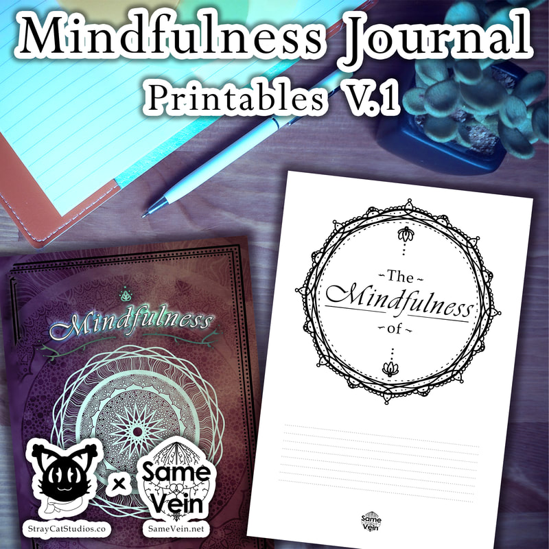 MINDFULNESS JOURNAL | PRINTABLE PAGES | VOLUME 1

***DETAILS***

Are you looking for the perfect gift for yourself or anyone else? These Mindfulness Journal pages are a thoughtful gift designed to encourage daily self-improvement!

•	Clear "how to use" section full of motivation and inspiration to get writing right away.
•	Elegant hand-drawn mandala themed cover specifically laid out to put your soul at ease.
•	Carefully thought out layouts to keep you focused.

Get your copy now as it is never too late to better yourself!

*Includes cover pages in case you desire to bind your own journal!  Print as many blank pages as you need to continue your daily mindfulness!

*For personal use only. Designs may not be resold

***DISCOVER MORE***

If you enjoyed this Guided Journal/Planner, check out our others here:

Guided Journals and Planners: https://www.etsy.com/shop/SameVein?ref=profile_header&section_id=37425012

***SAME VEIN & STRAY CAT STUDIOS***

Thank you so much for your support!  When people shop with us, it allows us to do more to support others, whether it be with our mental wellness & health work or assisting other creators do what they do best!  We hope our work brings you peace and happiness both inside and out! 

Share the love on social media and tag us for a chance of free giveaways!

Same Vein:
“A blog and community using creative outlets to understand mental wellness. Whether it be poetry, art, music, or any other medium, join in on the conversations! Check out our guided journals and planners or mandala activity and coloring books for self-improvement exercises. We also have home décor, books, poetry, apparel and accessories.”

•	Etsy - https://www.etsy.com/shop/SameVein
•	Website – SameVein.net
•	Pinterest - @SameVein
•	Facebook - @AlongTheSameVein
•	Twitter - @Same_Vein
•	Instagram - @Same_Vein

Stray Cat Studios:
“A community of creators working for creators. Our goal is to bridge the gap between company and community, bringing together the support and funds creators need to keep doing what they love while lifting each other up at the same time. The arts are not about competition, it is about cooperation. We're all in this together!”

•	Website - StrayCatStudios.co
•	Pinterest - @StrayCatStudios
•	Facebook - @straycatstudiosofficial
•	Twitter - @StrayCatArt
•	Instagram - @straycatstudios

Much love! <3