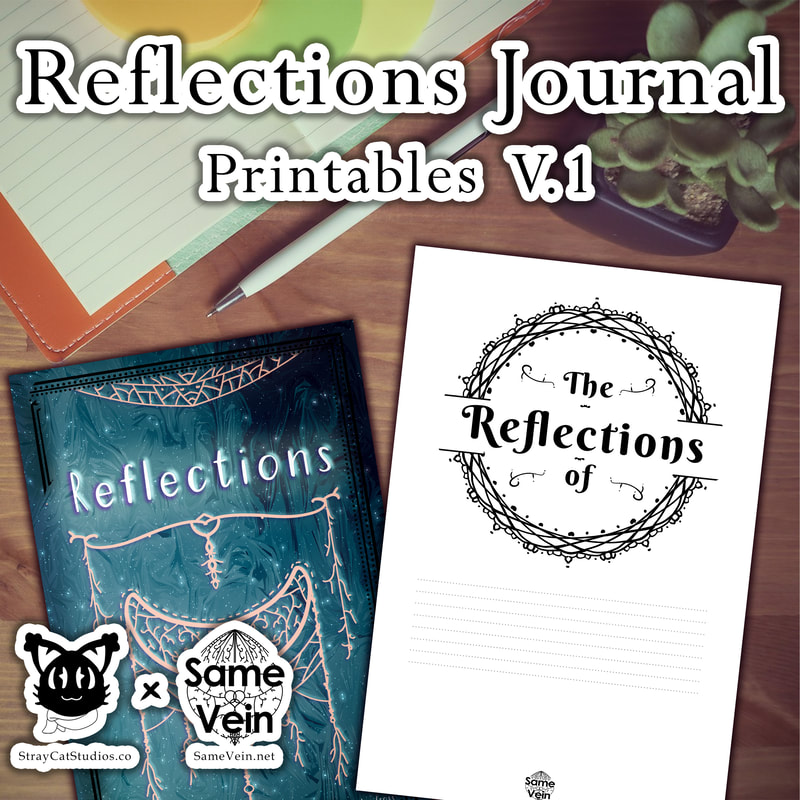 REFLECTIONS JOURNAL | PRINTABLE PAGES | VOLUME 1

***DETAILS***

Are you looking for the perfect gift for yourself or anyone else? These Reflection Journal pages are a thoughtful gift designed to encourage daily self-improvement!

•	Clear "how to use" section full of motivation and inspiration to get writing right away.
•	Elegant hand-drawn mandala themed cover specifically laid out to put your soul at ease.
•	Carefully thought out layouts to keep you focused.

Get your copy now as it is never too late to better yourself!

*Includes cover pages in case you desire to bind your own journal!  Print as many blank pages as you need to continue your daily mindfulness!

*For personal use only. Designs may not be resold

***DISCOVER MORE***

If you enjoyed this Guided Journal/Planner, check out our others here:

Guided Journals and Planners: https://www.etsy.com/shop/SameVein?ref=profile_header&section_id=37425012

***SAME VEIN & STRAY CAT STUDIOS***

Thank you so much for your support!  When people shop with us, it allows us to do more to support others, whether it be with our mental wellness & health work or assisting other creators do what they do best!  We hope our work brings you peace and happiness both inside and out! 

Share the love on social media and tag us for a chance of free giveaways!

Same Vein:
“A blog and community using creative outlets to understand mental wellness. Whether it be poetry, art, music, or any other medium, join in on the conversations! Check out our guided journals and planners or mandala activity and coloring books for self-improvement exercises. We also have home décor, books, poetry, apparel and accessories.”

•	Etsy - https://www.etsy.com/shop/SameVein
•	Website – SameVein.net
•	Pinterest - @SameVein
•	Facebook - @AlongTheSameVein
•	Twitter - @Same_Vein
•	Instagram - @Same_Vein

Stray Cat Studios:
“A community of creators working for creators. Our goal is to bridge the gap between company and community, bringing together the support and funds creators need to keep doing what they love while lifting each other up at the same time. The arts are not about competition, it is about cooperation. We're all in this together!”

•	Website - StrayCatStudios.co
•	Pinterest - @StrayCatStudios
•	Facebook - @straycatstudiosofficial
•	Twitter - @StrayCatArt
•	Instagram - @straycatstudios

Much love! <3